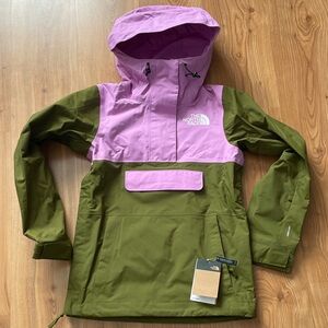 The North Face Pink and Green Ski Jacket